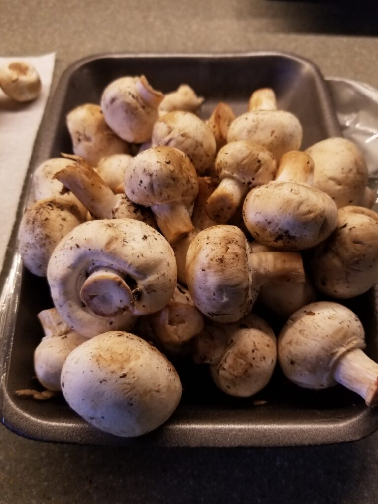 package of mushrooms