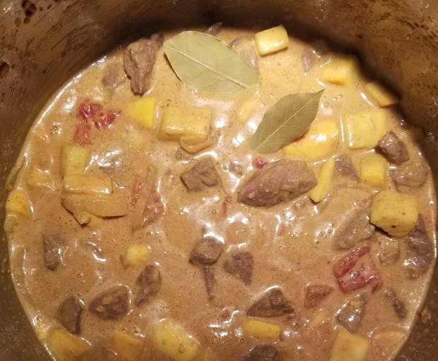 I wish you could smell this beef curry