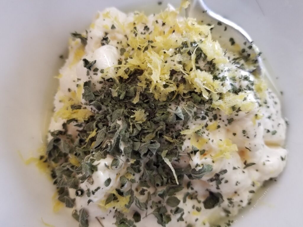 Lemon Oregano Aioli from the best ingredients