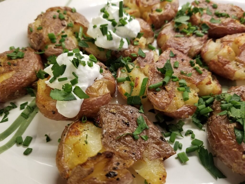 Smashed Baby Potatoes