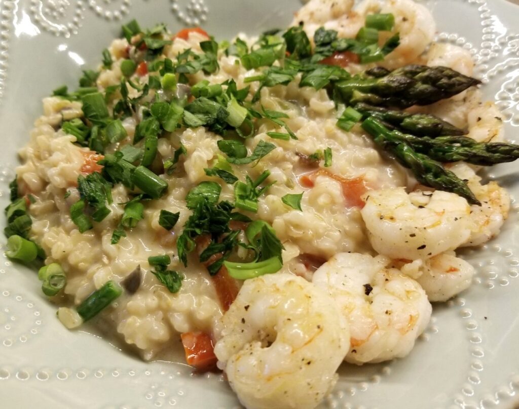 finished risotto