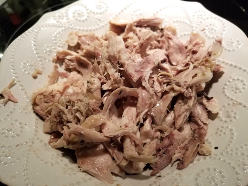 shredded chicken