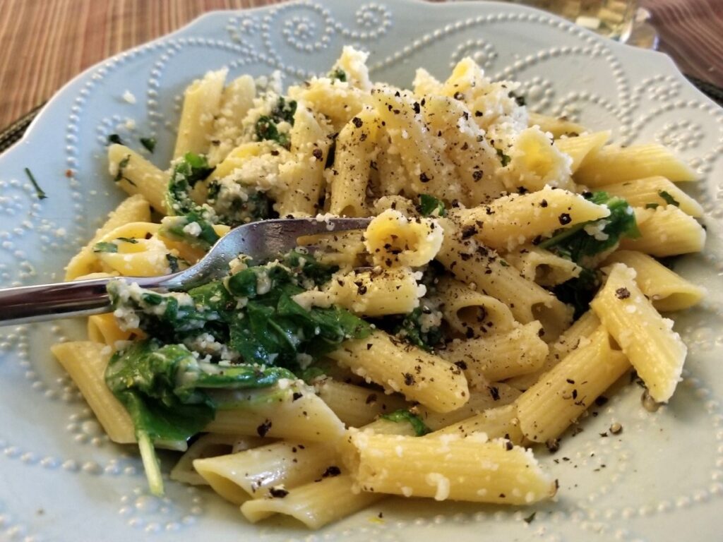 lemon arugula pasta