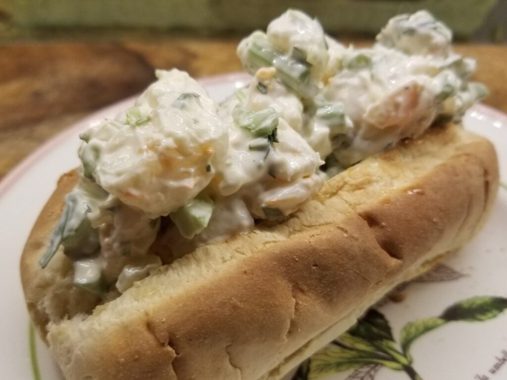 shrimp salad roll