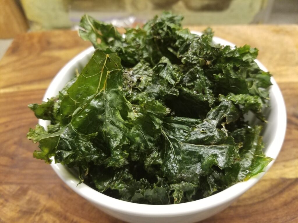 balsamic kale chips