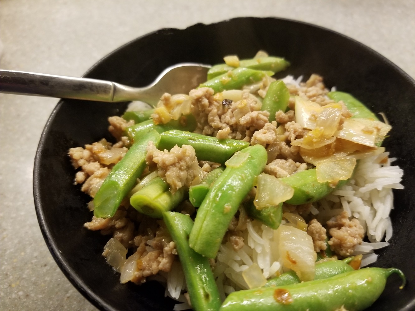 Szechuan Pork and Green Beans