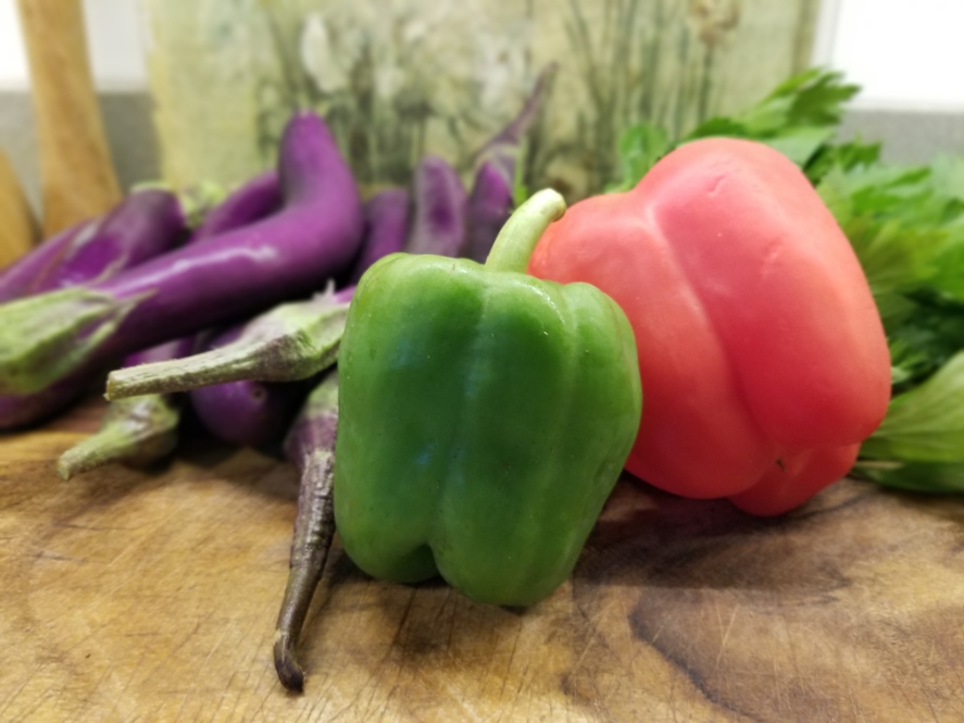 peppers from our garden