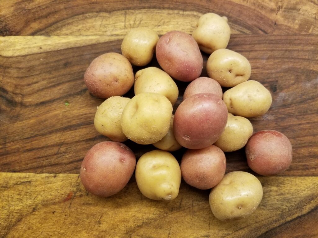 baby potatoes for salad nicoise