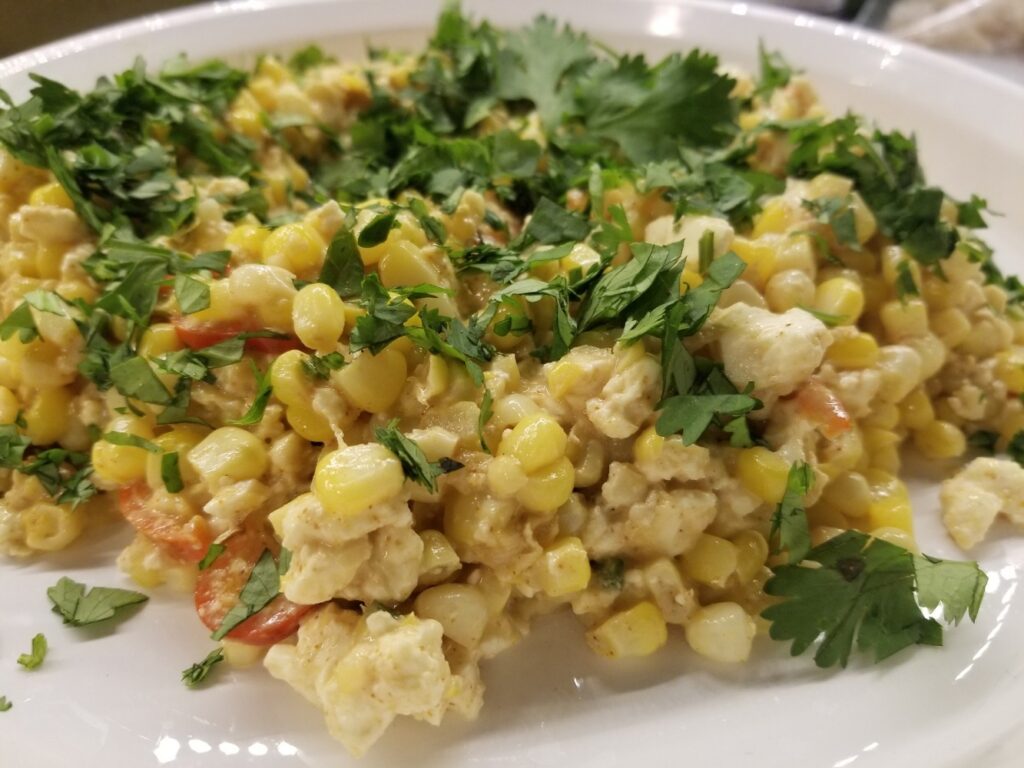 Spicy Corn with Feta