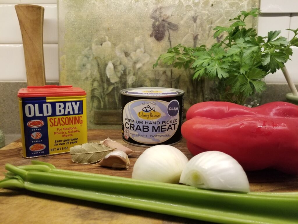 The beginning of Crab Bisque