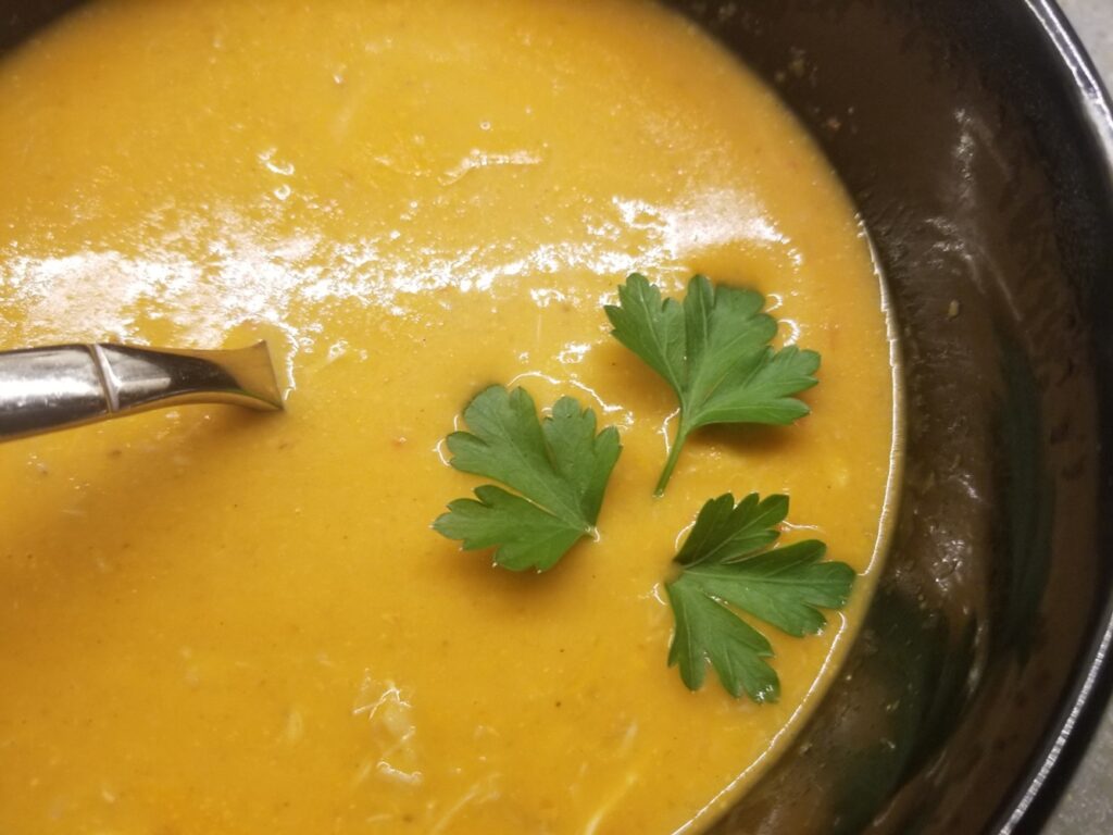 Sweet Pepper Crab Bisque