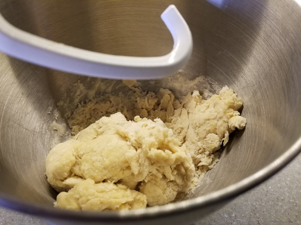 Mixing Sourdough Pasta