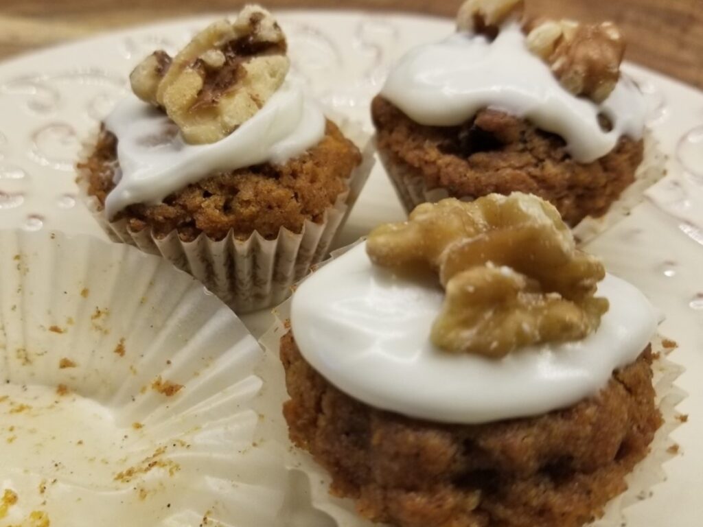 Carrot Cupcakes for a snack