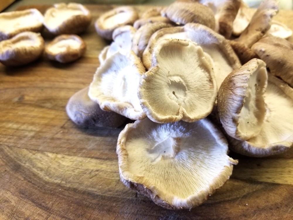 shiitakes for Brothy Soup