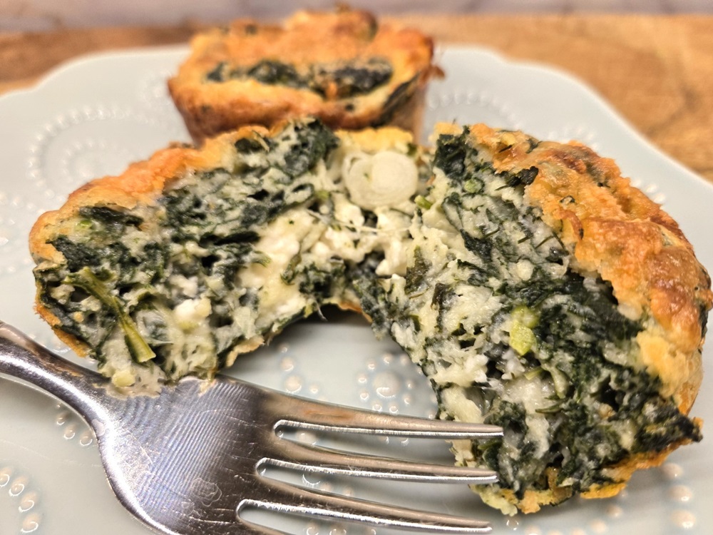 Spinach and Feta Egg Cups