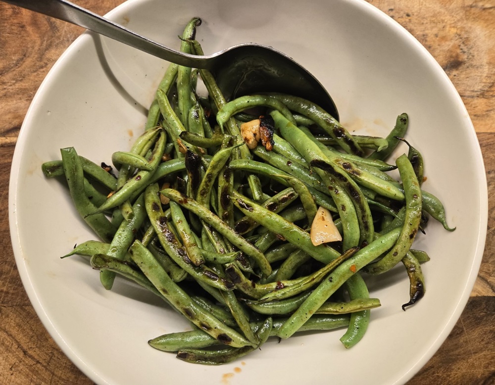 Charred Asian Green Beans
