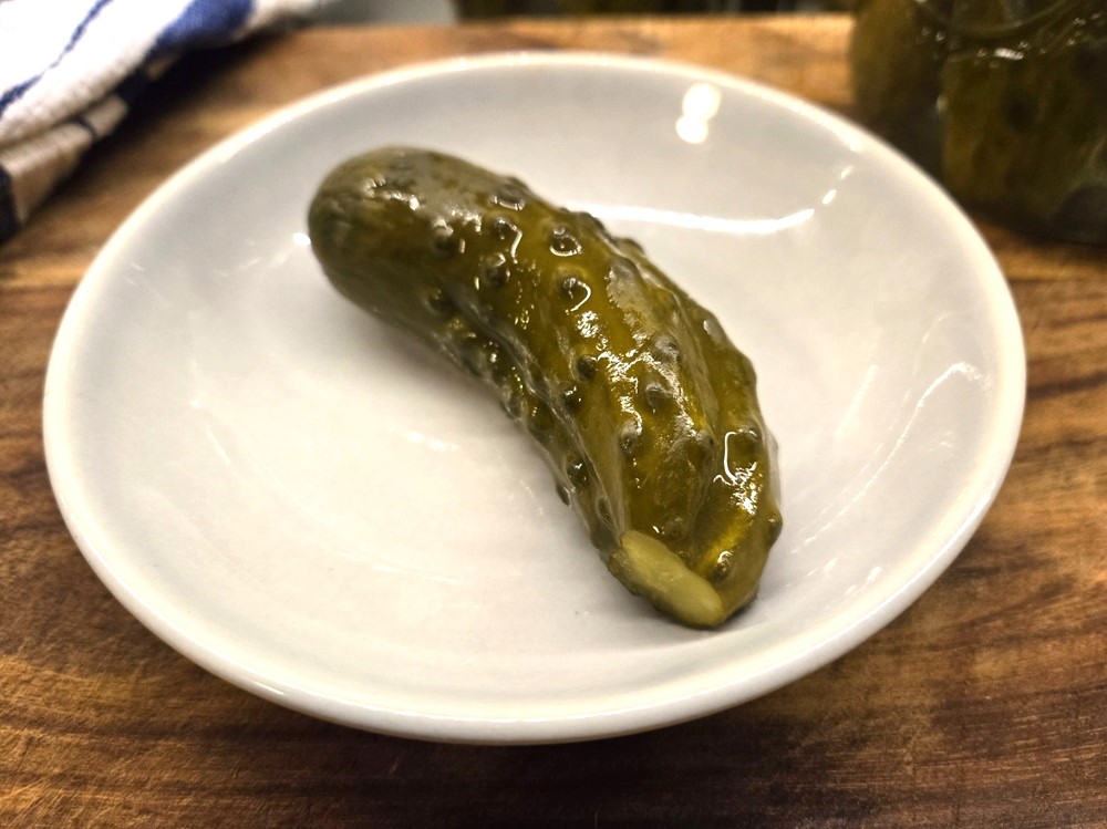 Fermented Dill Pickles are tempting