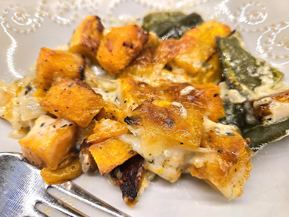 Butternut Poblano Gratin