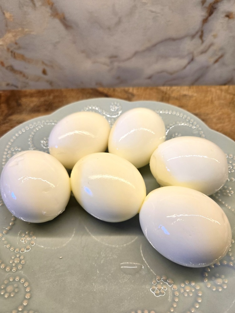 hard-boiled eggs for Deviled Eggs