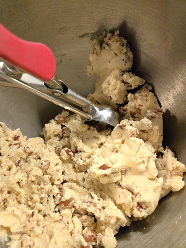 Dough for Pecan Snowball Cookies