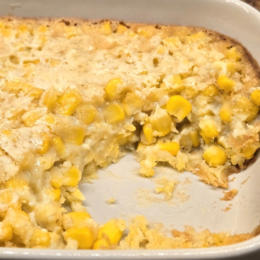 Dig into Nan Nan's Corn Pudding