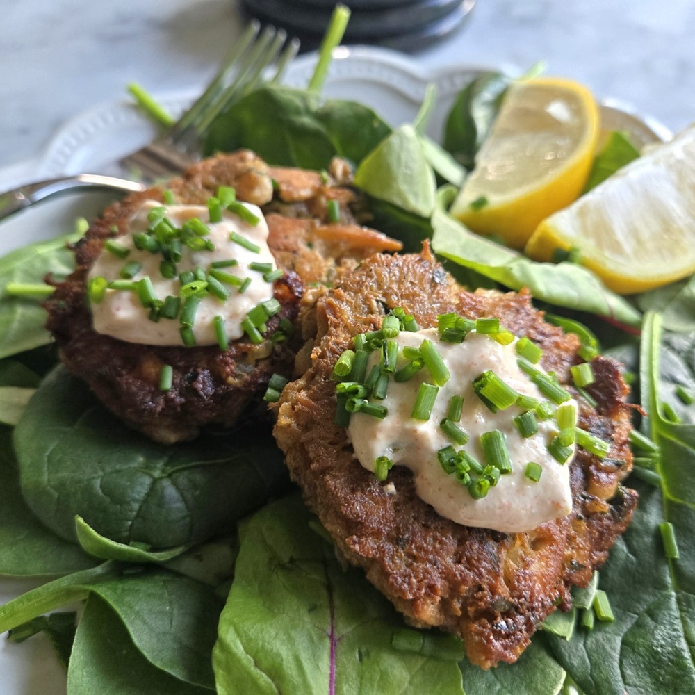 Lion's Mane "Crab" Cakes