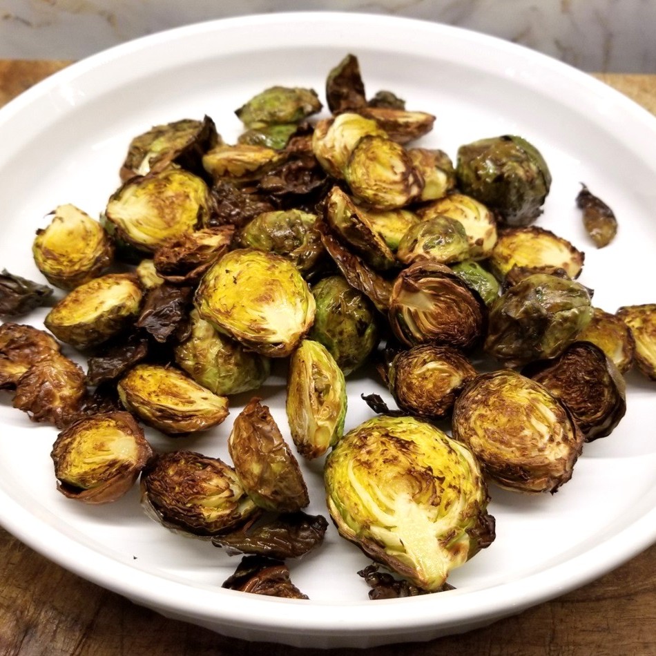 Air-Fried Brussels Sprouts